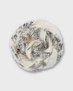 Load image into Gallery viewer, Central Park Square Scarf in White Wool
