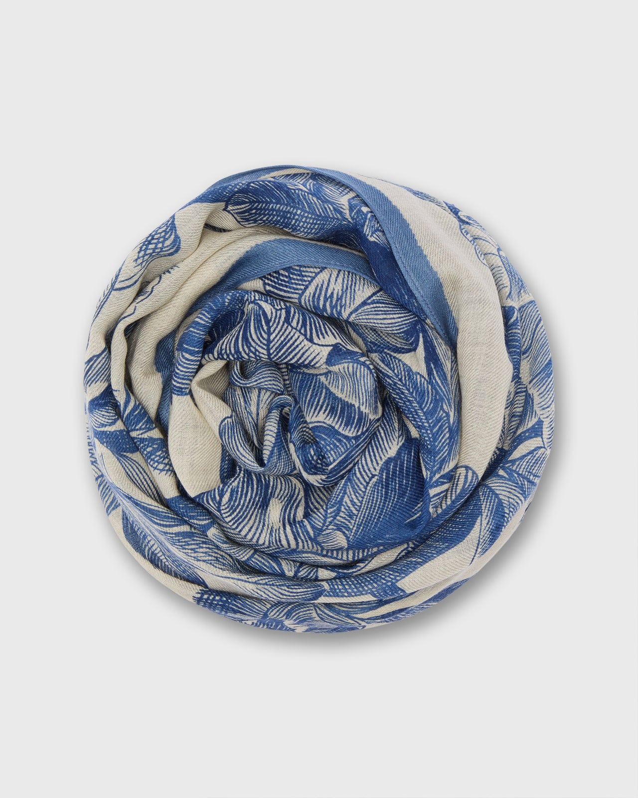 Arboris Scarf in Blue Wool
