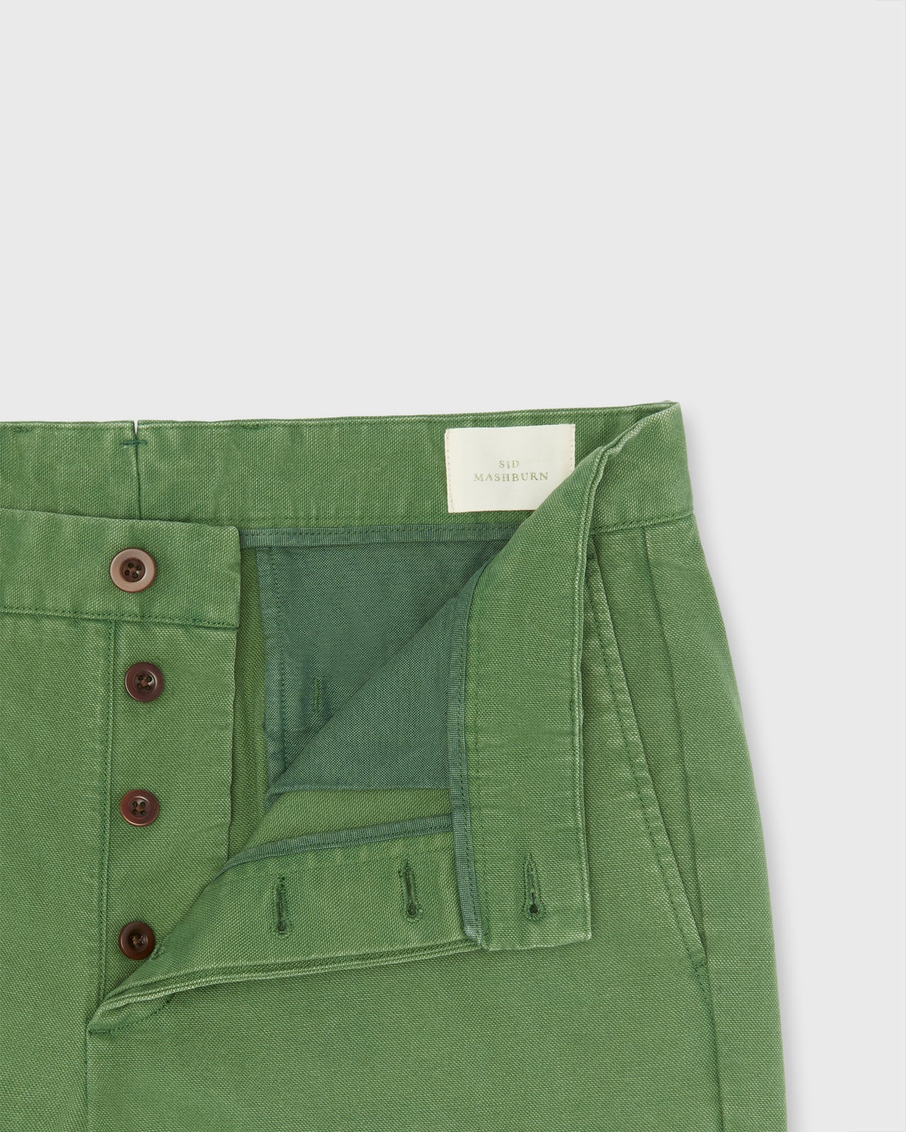 Garment-Dyed Field Pant in Fern Canvas