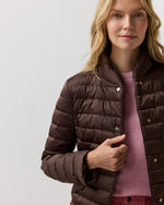 Load image into Gallery viewer, Quilted Blazer in Dark Brown
