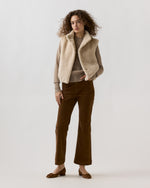 Load image into Gallery viewer, Faux Fur Vest in Champagne

