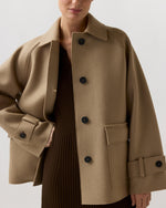 Load image into Gallery viewer, Raglan Jacket in Tan
