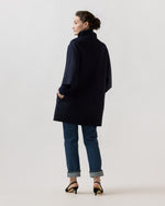 Load image into Gallery viewer, Kimono Coat in Navy Blue
