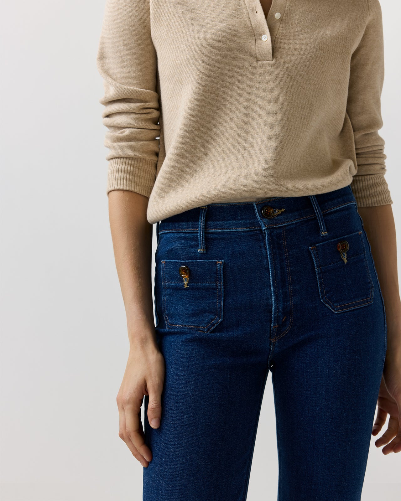 The Patch Pocket Doozy Jean in Retrograde Rodeo