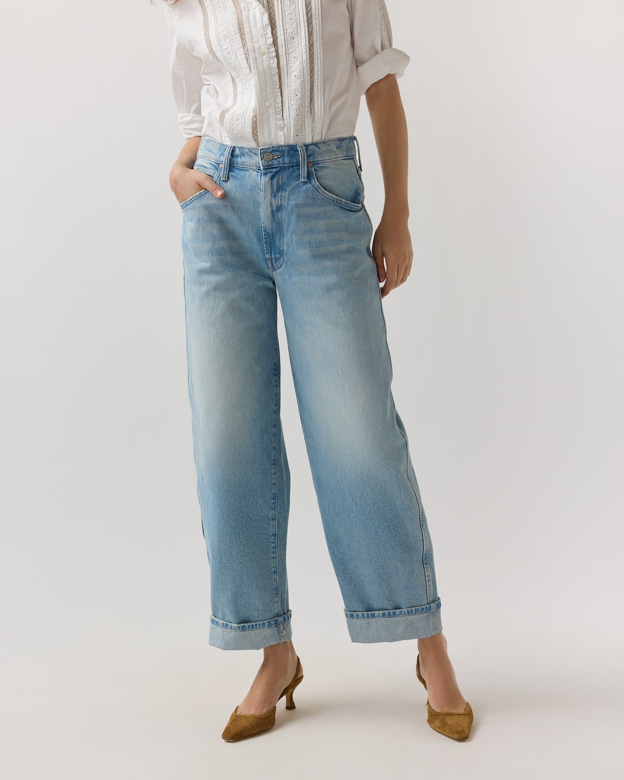 The Delinquent Ankle Cuff Jean in Out Of This World