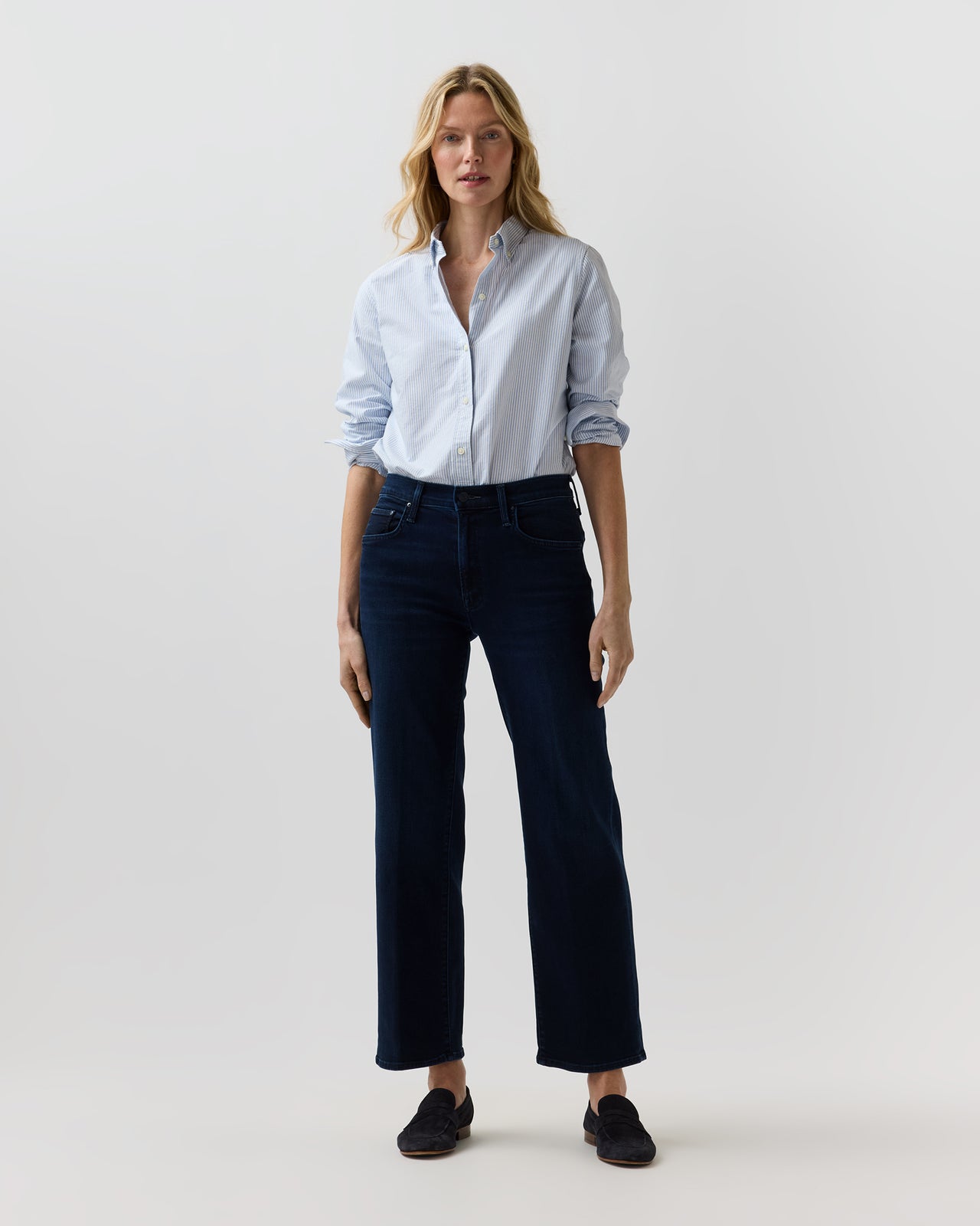 The Mid Rise Rambler Zip Ankle Jean in Chip On My Shoulder