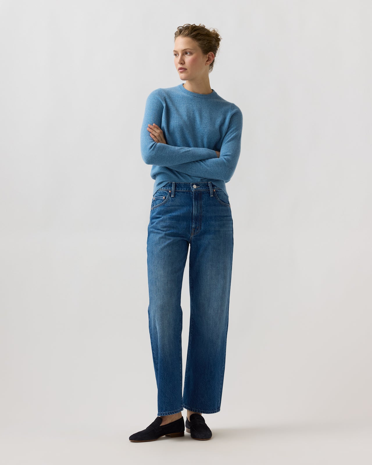 The Dodger Flood Jean in Green Thumb