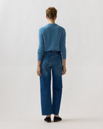 Load image into Gallery viewer, The Dodger Flood Jean in Green Thumb
