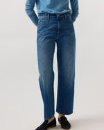 Load image into Gallery viewer, The Dodger Flood Jean in Green Thumb

