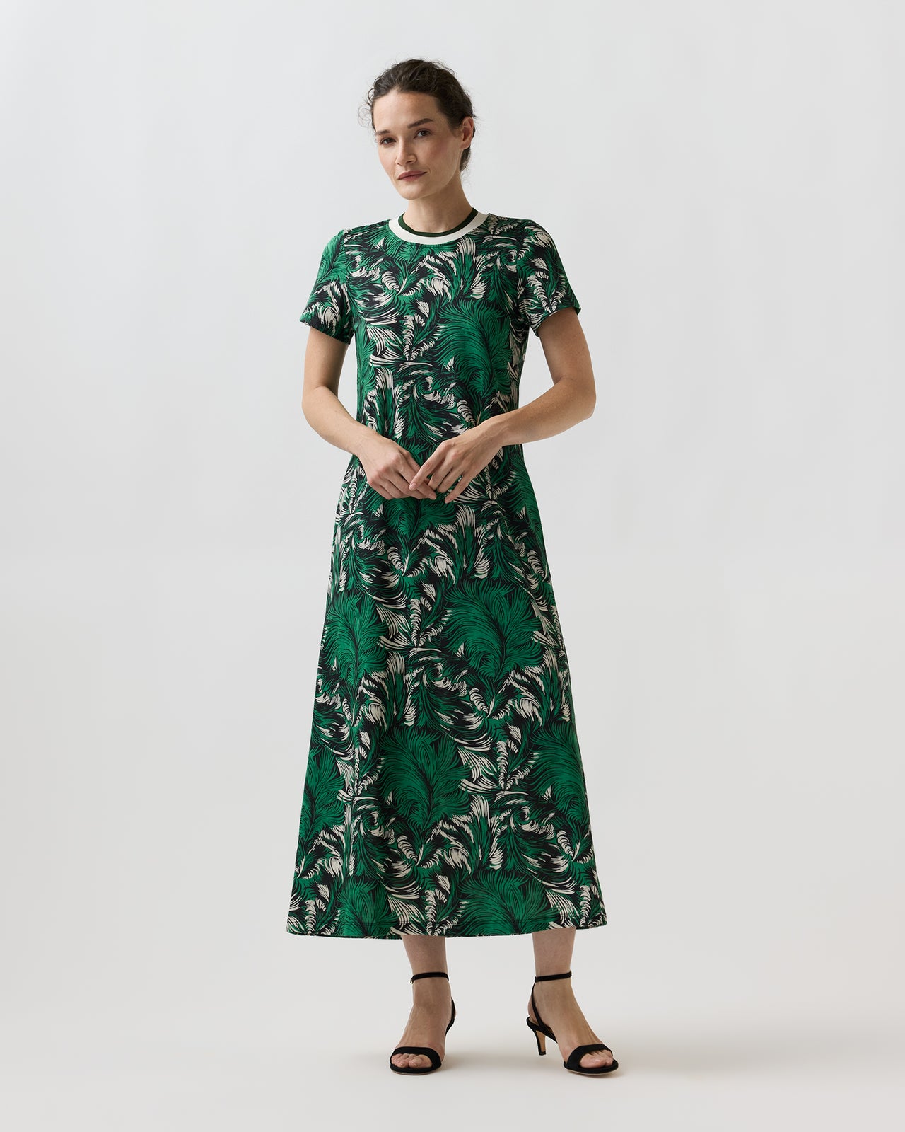 Sporty Swing Dress in Quill