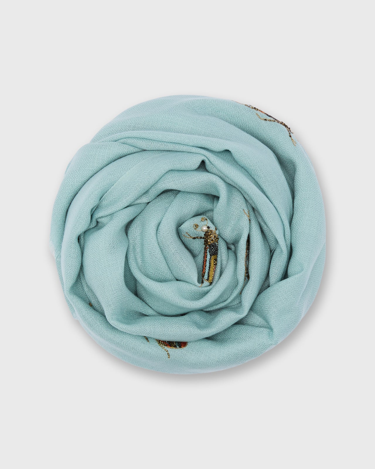 Bugs Scarf in Blue Haze