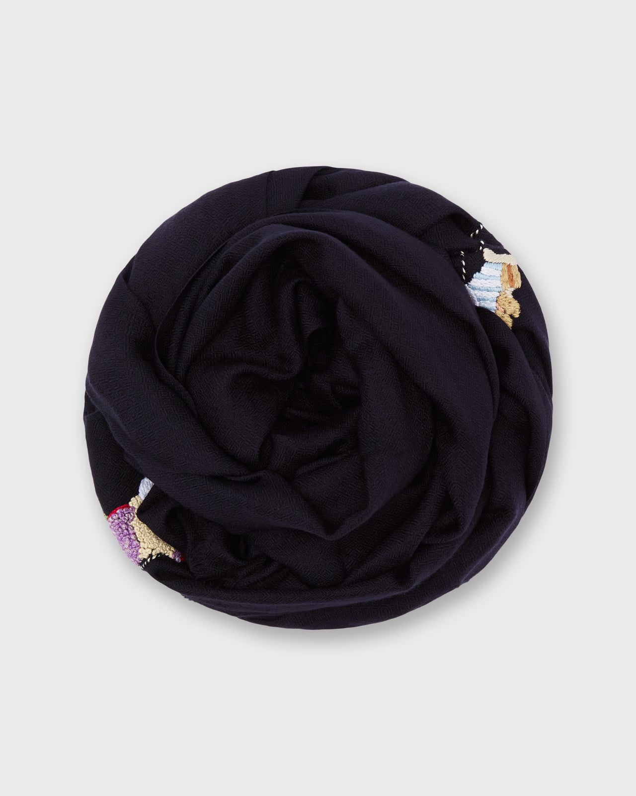 Dogs Scarf in Navy