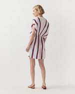 Load image into Gallery viewer, Alem Plunge Dress in Kibebi Marine
