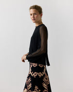 Load image into Gallery viewer, Lucette Blouse in Noir
