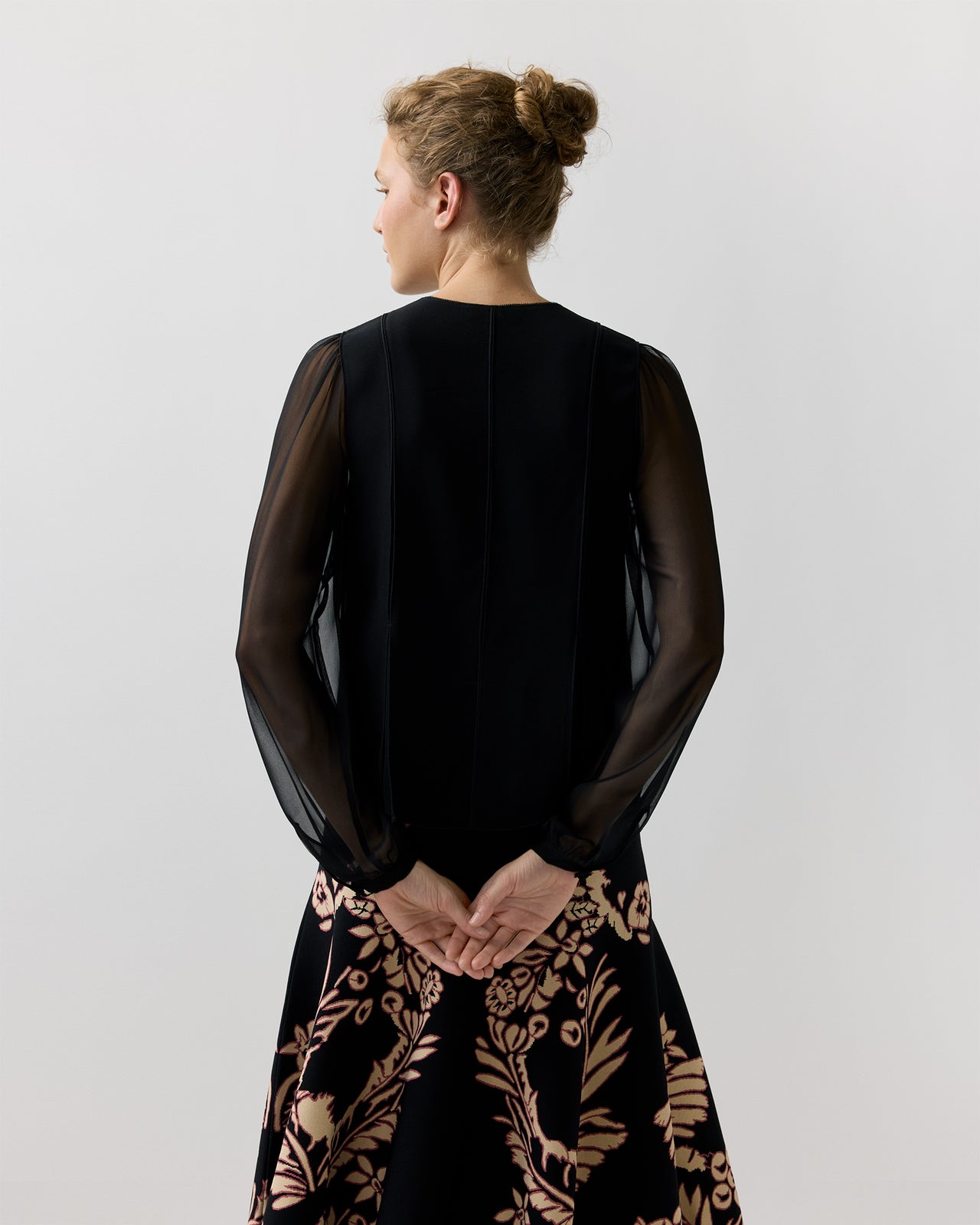Lucette Blouse in Noir