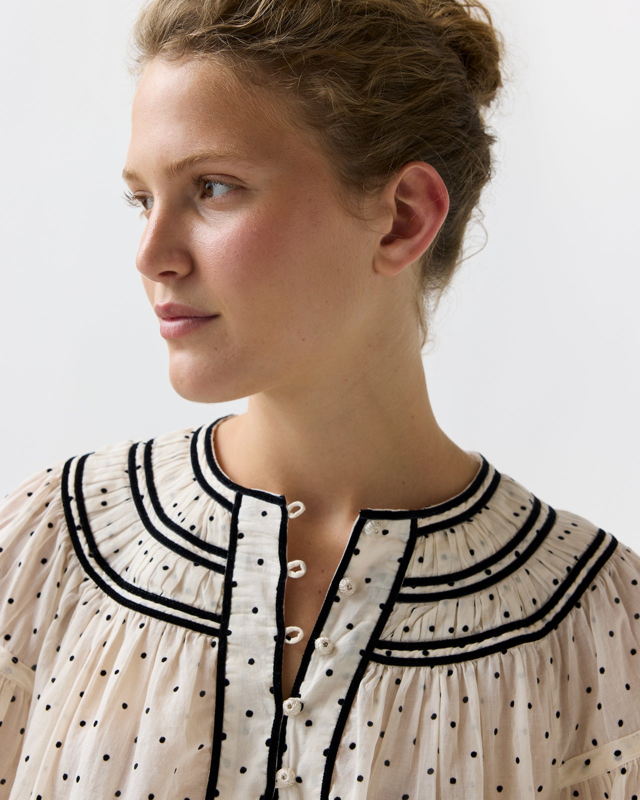 Klara Blouse in Blanc