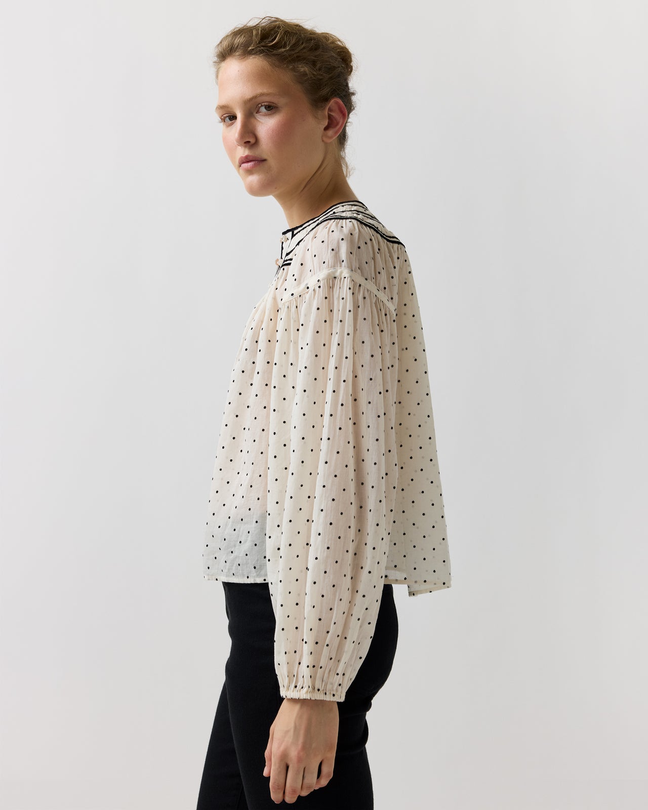 Klara Blouse in Blanc