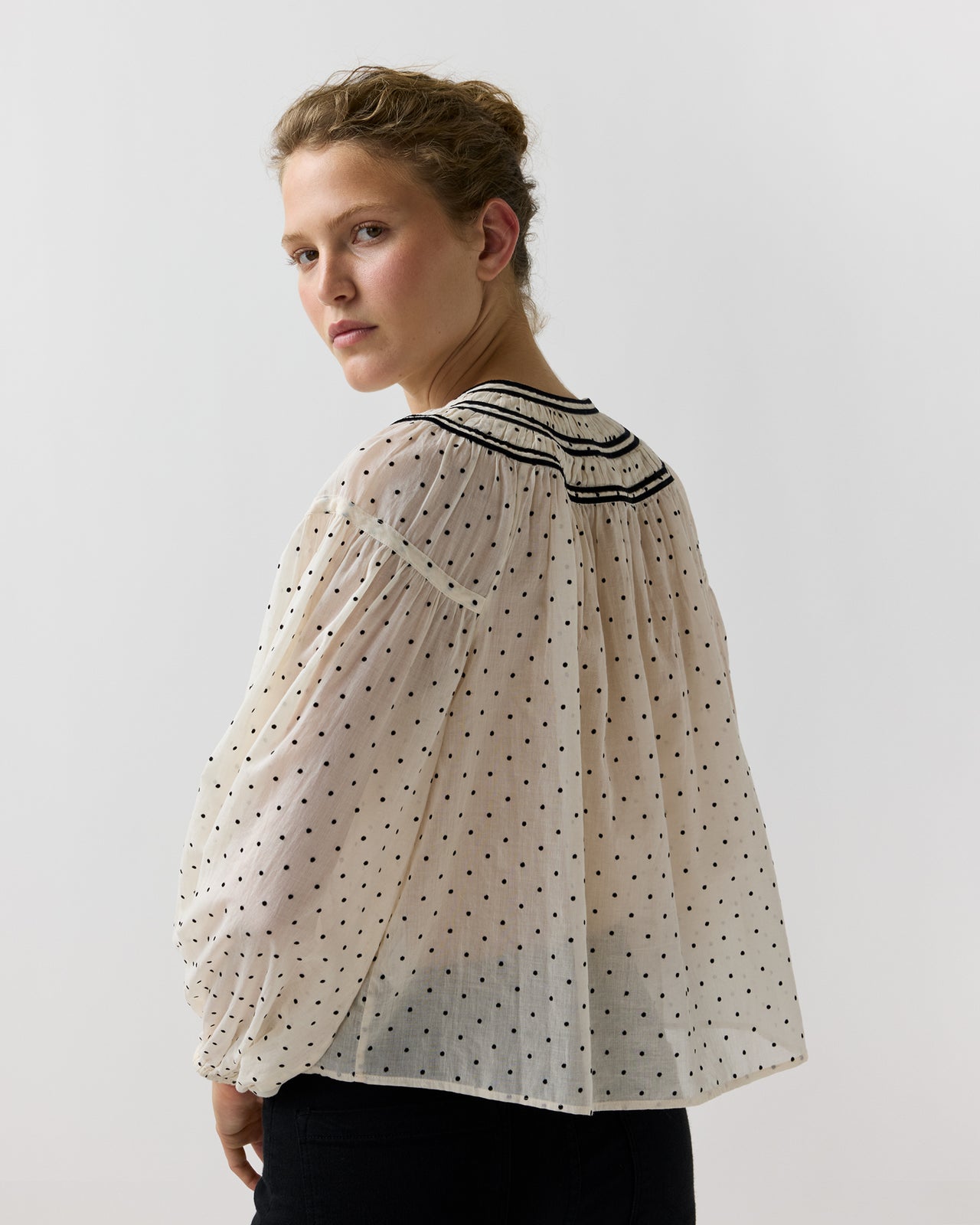 Klara Blouse in Blanc