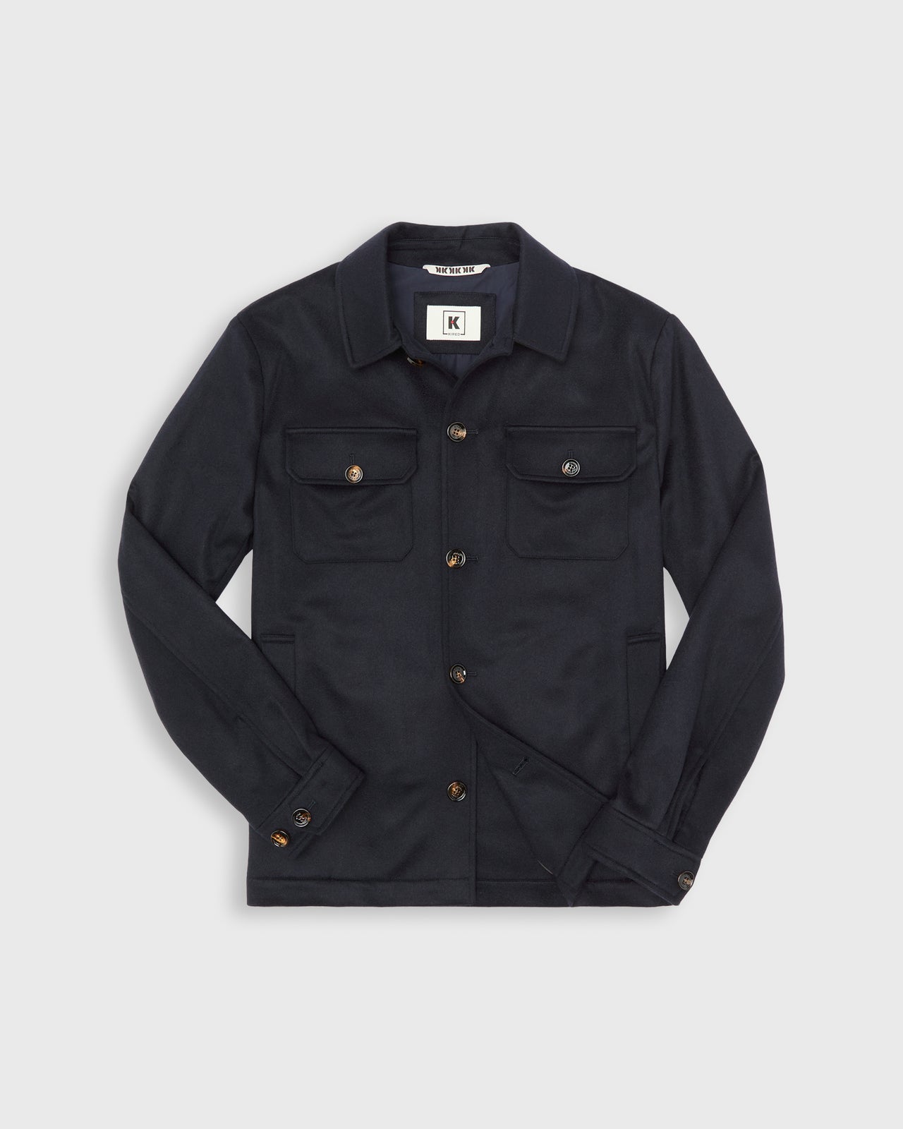 Furat Coat in Navy