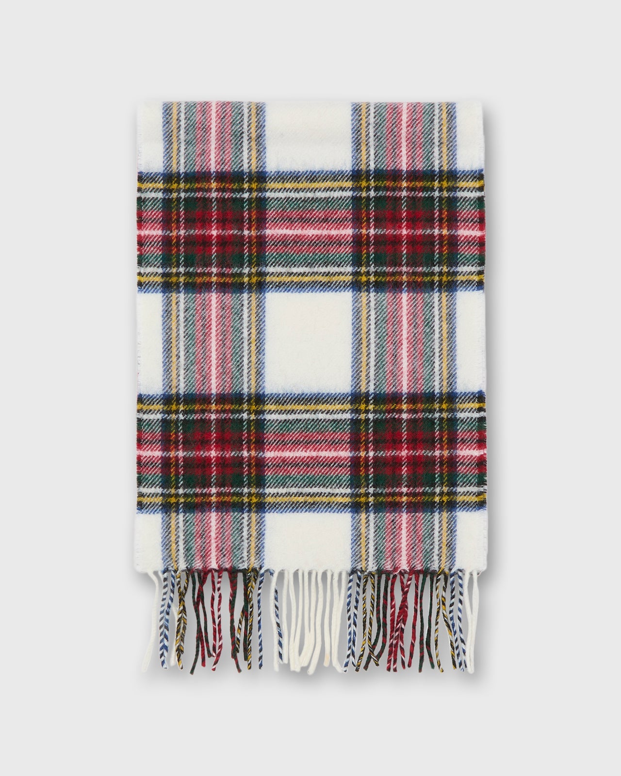 Tartan Lambswool Scarf in Stewart Dress Modern