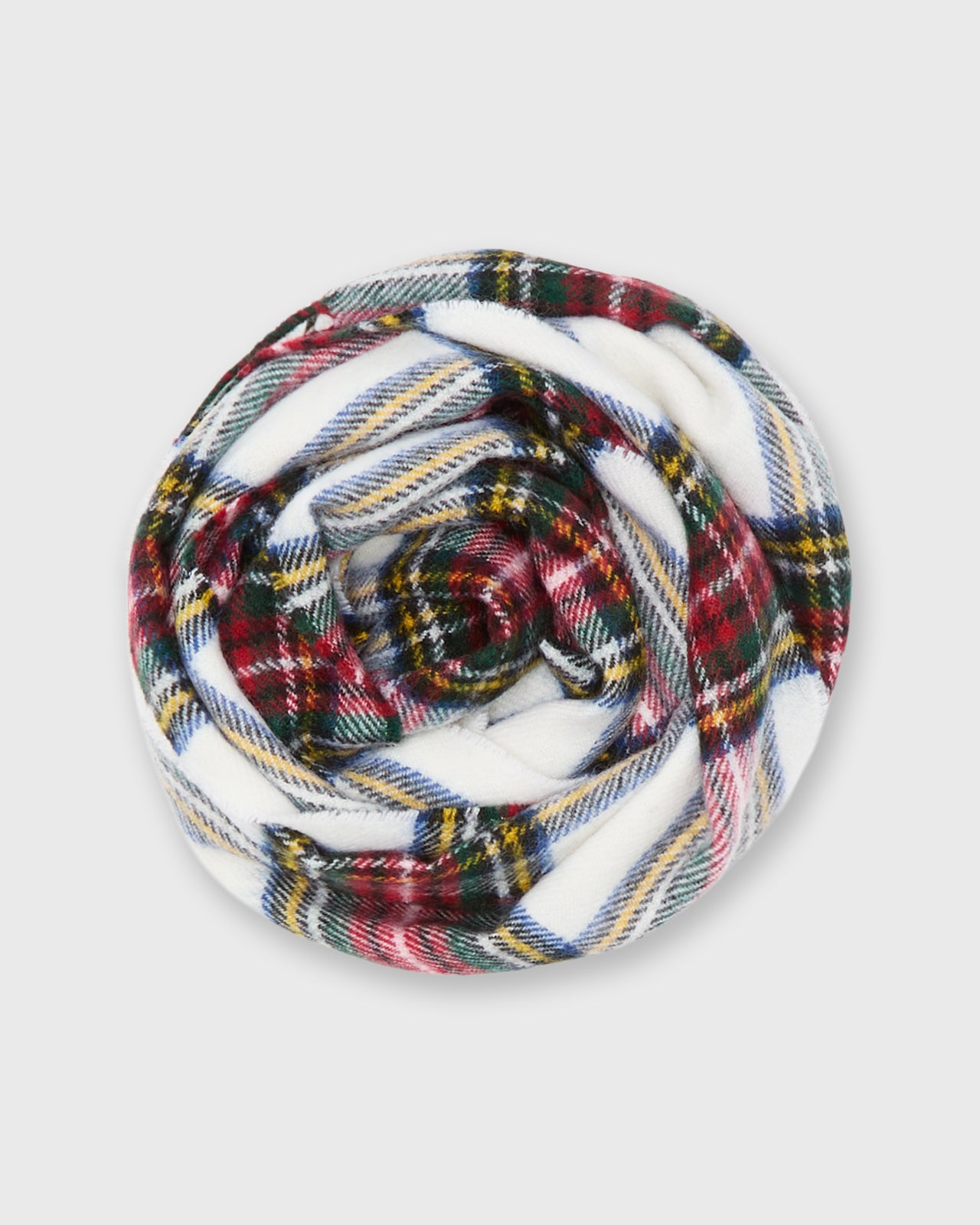 Tartan Lambswool Scarf in Stewart Dress Modern