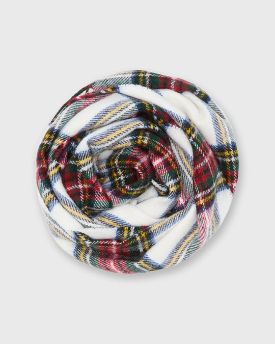 Tartan Lambswool Scarf in Stewart Dress Modern