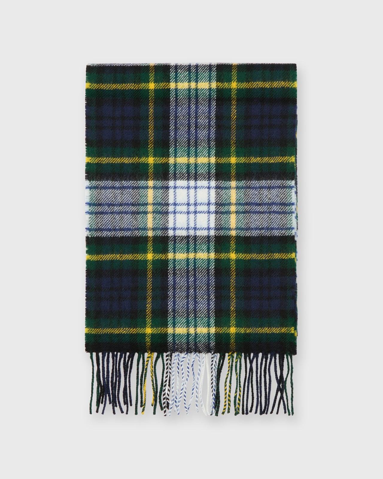 Tartan Lambswool Scarf in Gordon Dress Modern