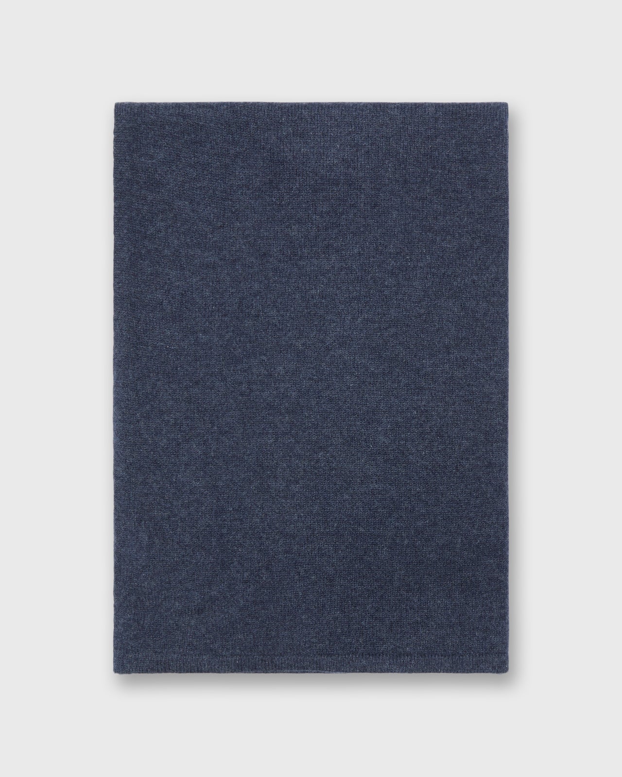 Off-Gauge Sweater Scarf in Heather Denim Cashmere