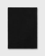 Load image into Gallery viewer, Off-Gauge Sweater Scarf in Black Cashmere
