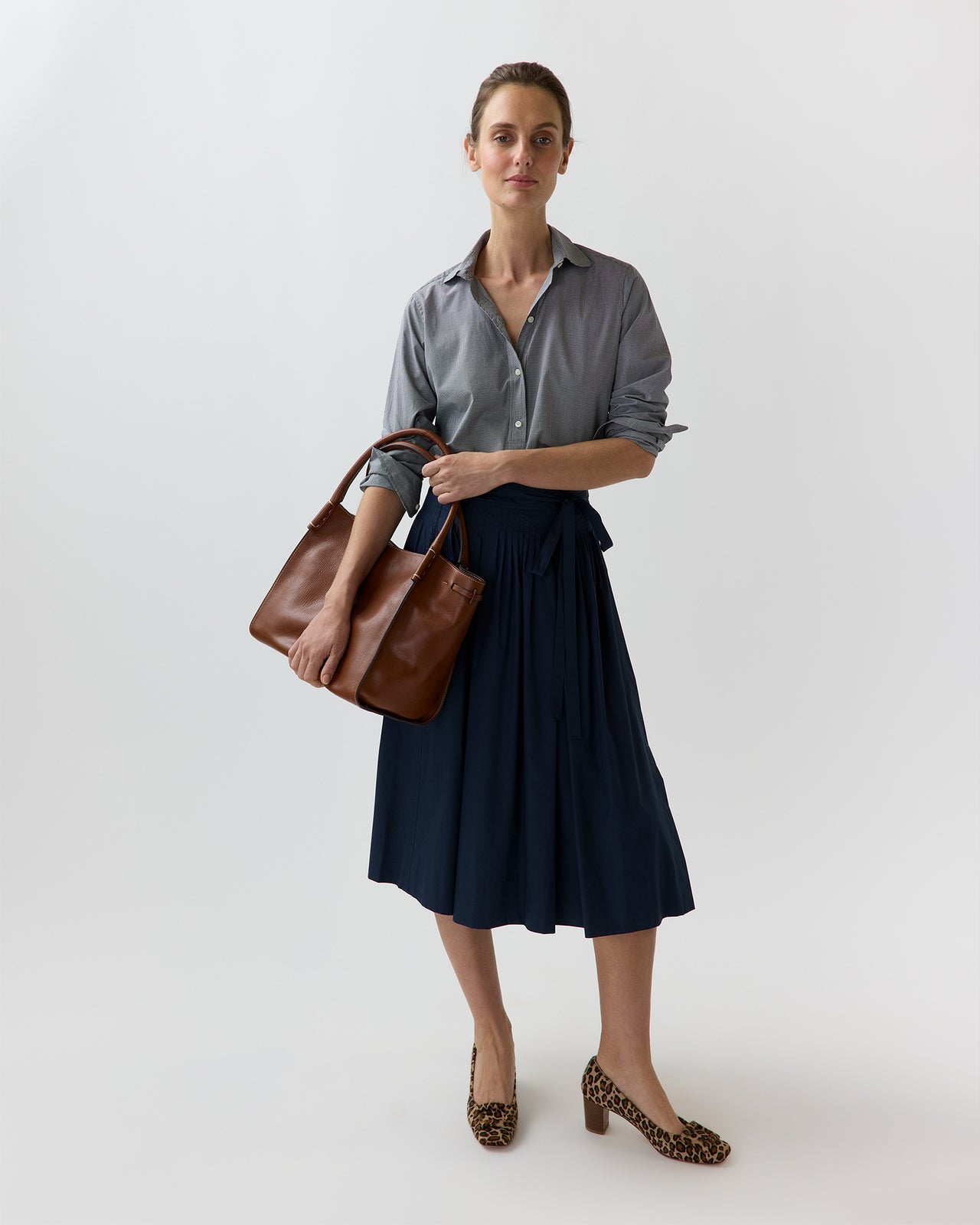 Zoe Tote in Toffee Leather