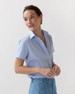 Load image into Gallery viewer, Scout Shirt in Light Blue Banker Stripe
