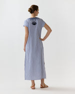Load image into Gallery viewer, San Tropez Maxi Caftan in Blue
