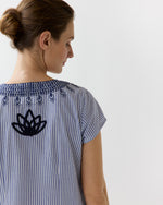 Load image into Gallery viewer, San Tropez Maxi Caftan in Blue
