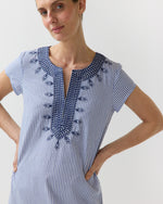 Load image into Gallery viewer, San Tropez Maxi Caftan in Blue
