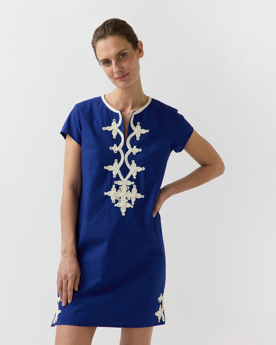 New York Mini Dress in Blue