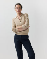 Load image into Gallery viewer, Connor Sweater in Crema Cotton/Silk
