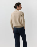 Load image into Gallery viewer, Connor Sweater in Crema Cotton/Silk
