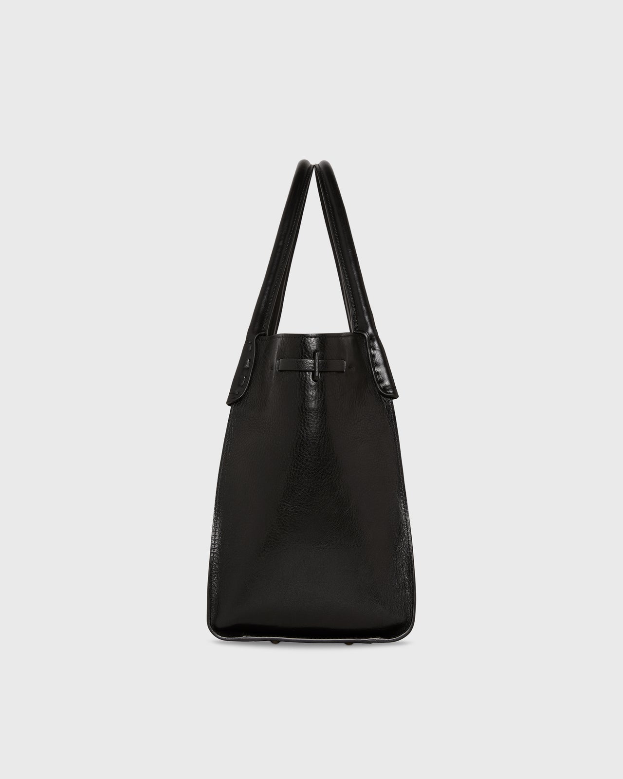 Zoe Tote in Black Leather