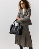 Load image into Gallery viewer, Zoe Tote in Black Leather
