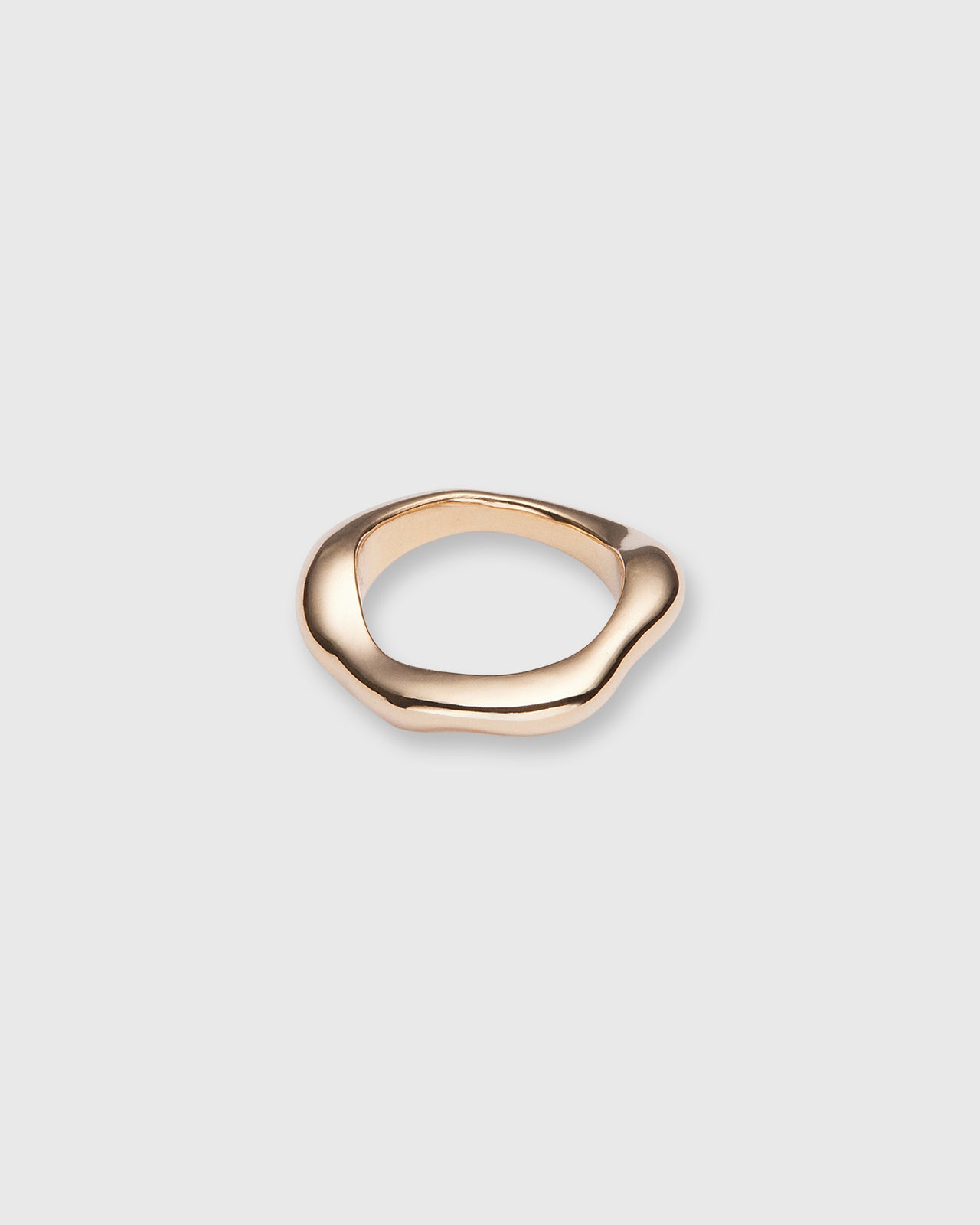 Wavy Ring in Gold Plated
