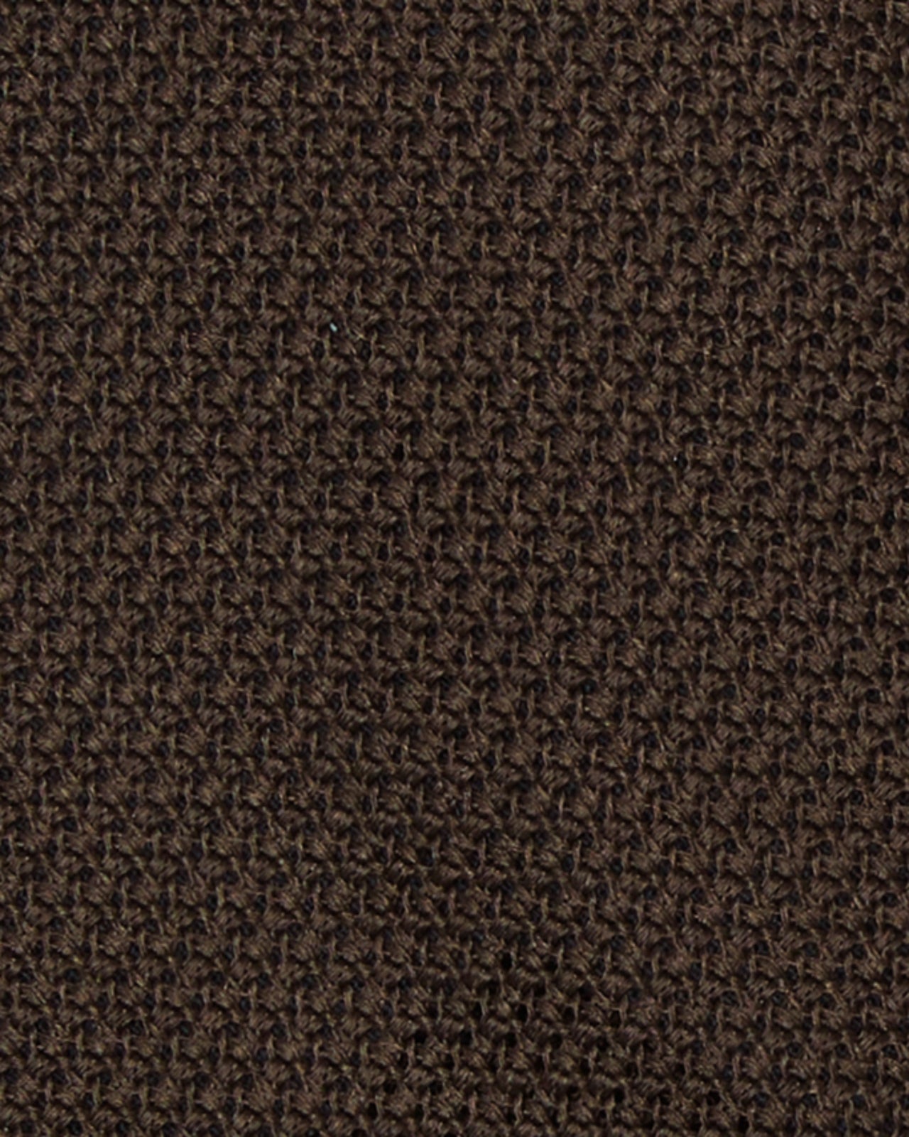 Hand-Rolled Silk Fino Grenadine Tie in Brown
