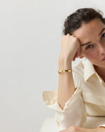 Load image into Gallery viewer, Flat Cuff Bracelet in Gold
