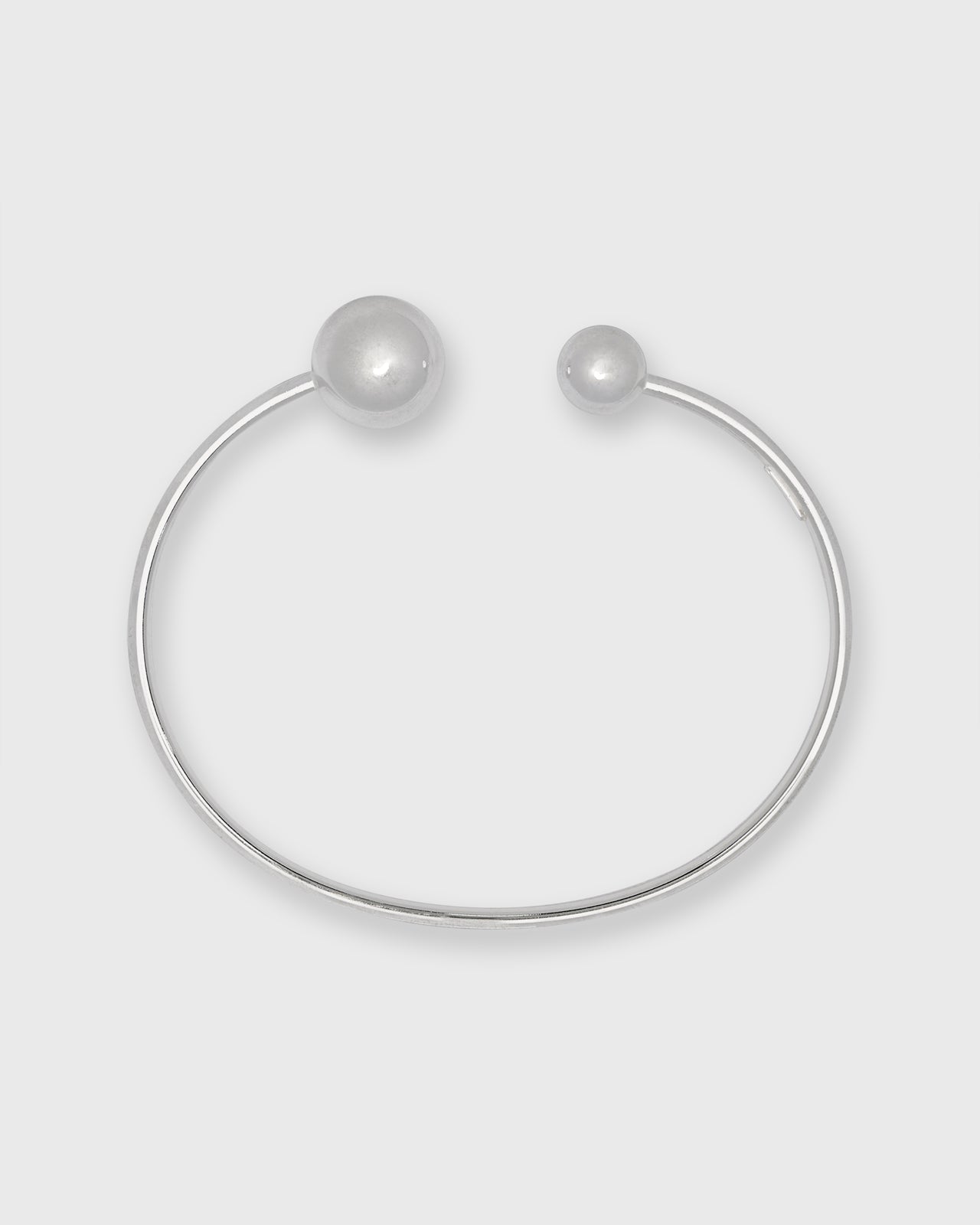 Ball Cuff Bracelet in Silver
