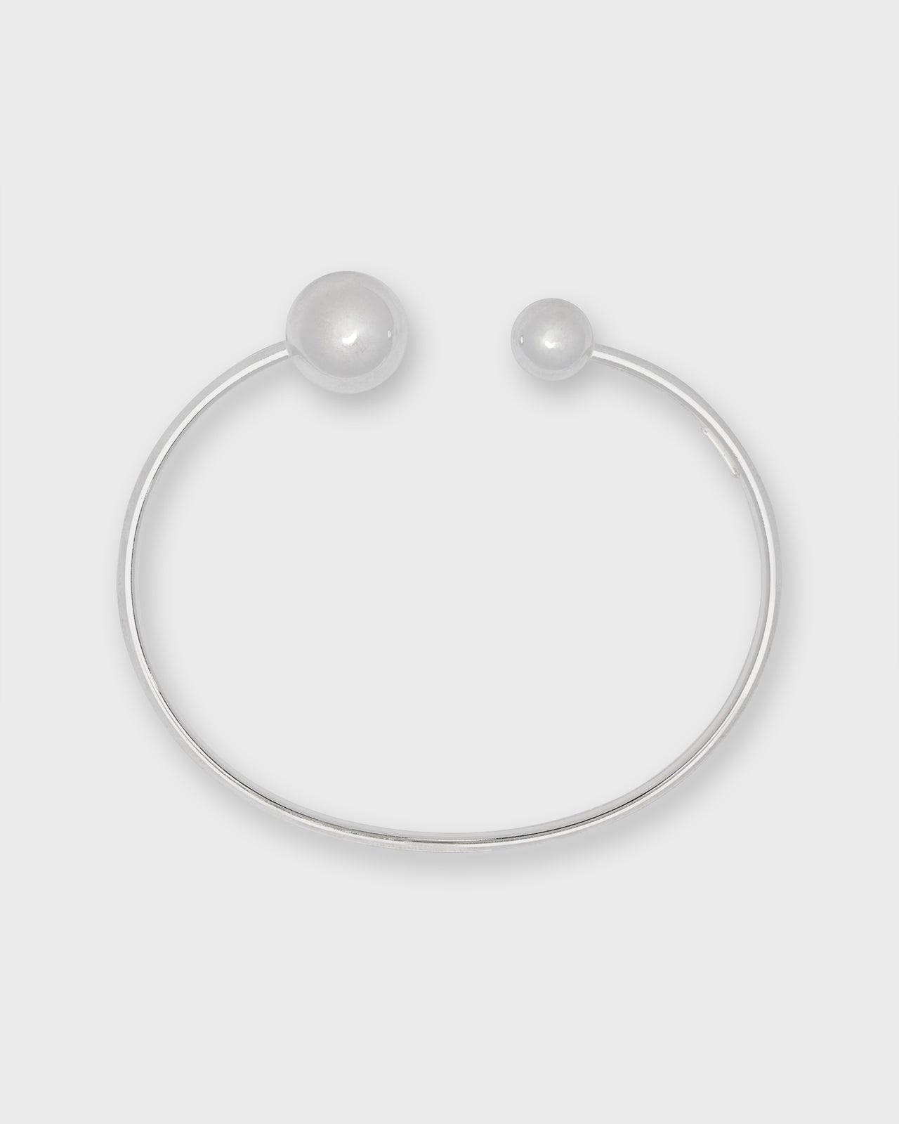 Ball Cuff Bracelet in Silver