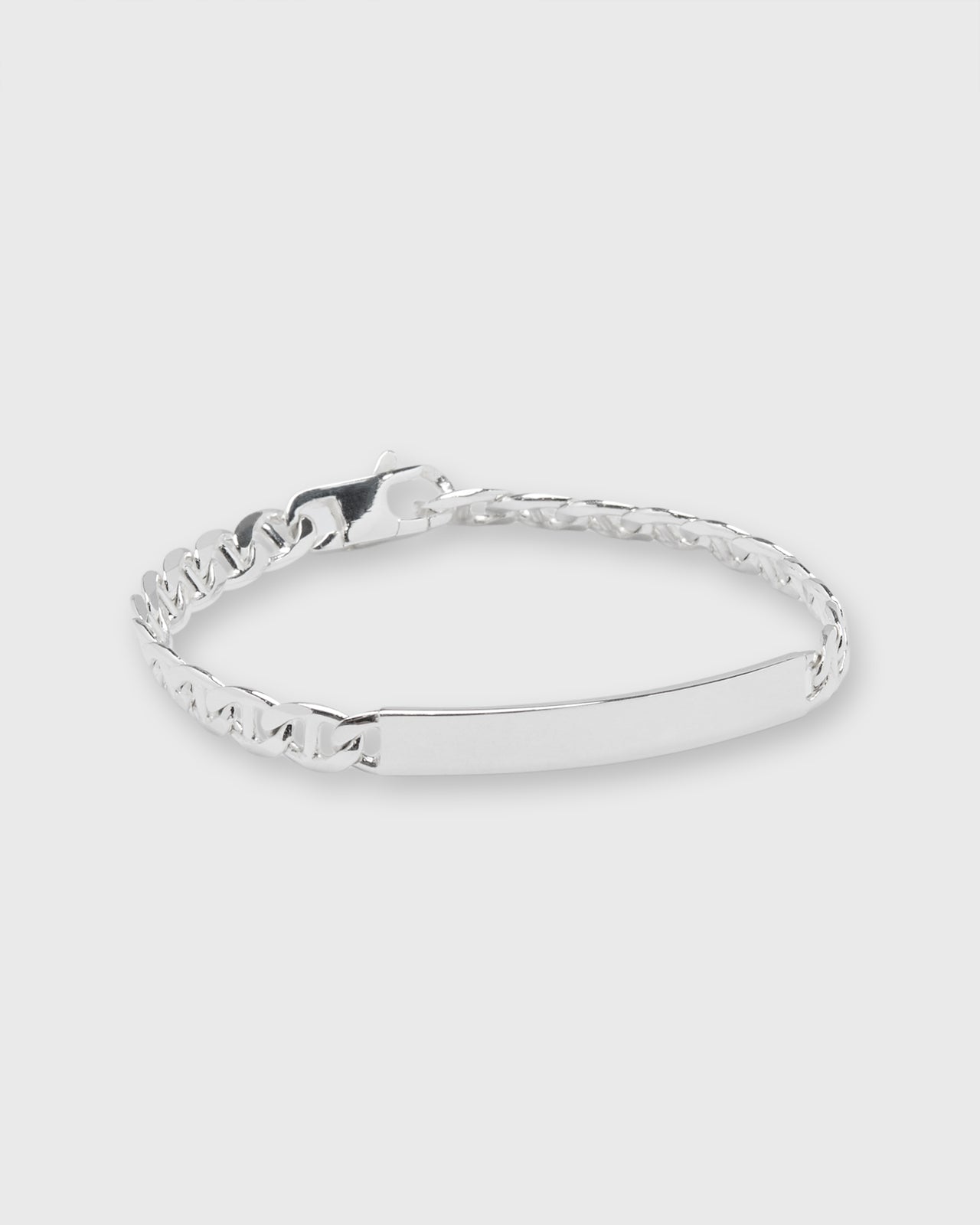 Small ID Bracelet in Silver