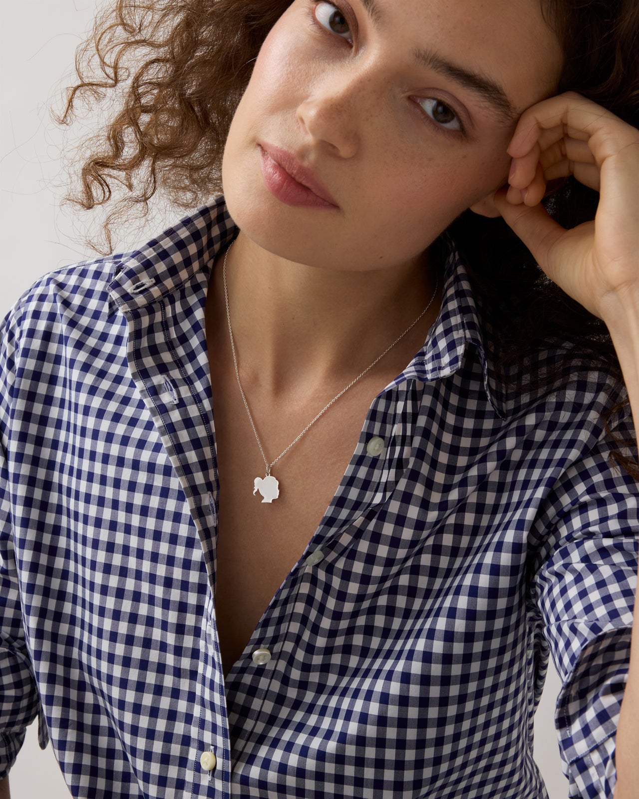 Girl Pendant in Silver