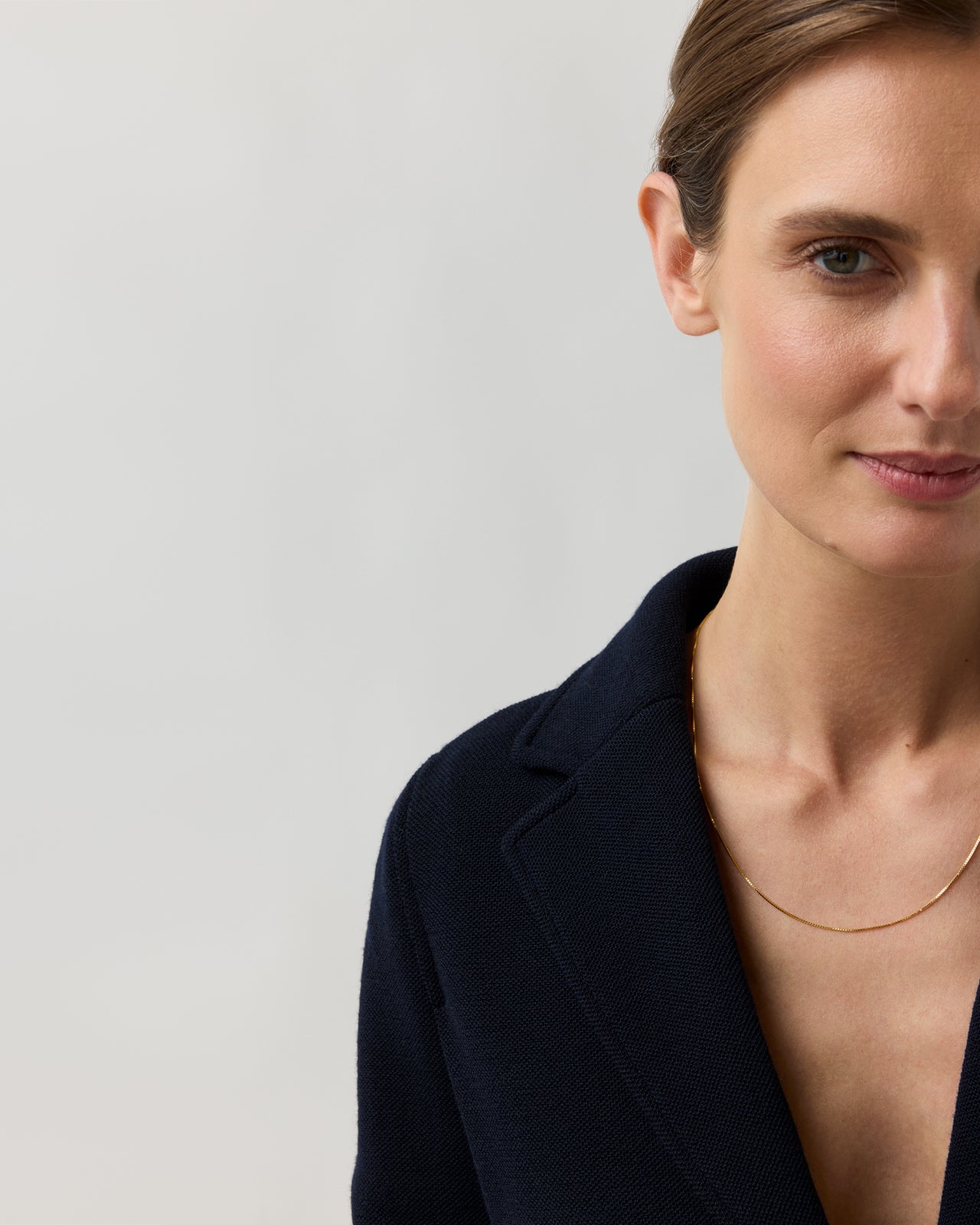Box Chain Necklace in Gold
