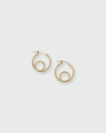 Load image into Gallery viewer, Loop Hoop Earrings in Gold
