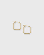 Load image into Gallery viewer, Square Hoop Earrings in Gold
