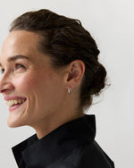 Load image into Gallery viewer, Mini Classic Hoop Earrings in Silver
